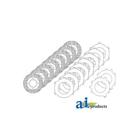 A & I Products Brake Plate Kit 16" x15" x3" A-1264581C91